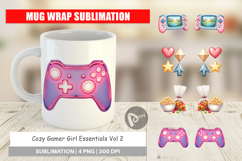Cozy Gamer Essentials Mug Wrap Product Image 1
