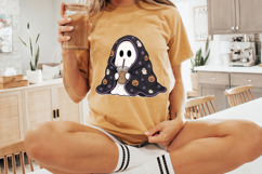 Pumpkin ghost PNG clipart for Halloween makers