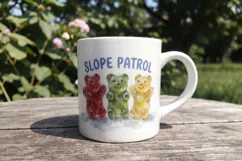Cozy Gummy Bear Ski Patrol Sublimation Product Image 8