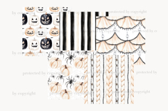 GlamArtZhanna, Cozy Halloween paper, Halloween background, Halloween papers, Halloween pattern, Neutral Halloween, Beige Halloween, Cute Halloween paper, Creepy paper, Creepy pattern, Creepy background, Pumpkin paper, Pumpkin pattern, Pumpkin background