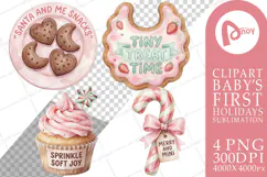 Cozy Holiday Treats Tiny Hands Sublimation Product Image 1