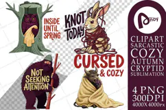 Introvert Autumn Cryptid Art Sublimation Product Image 1