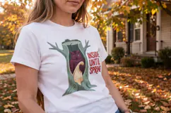 Introvert Autumn Cryptid Art Sublimation Product Image 5