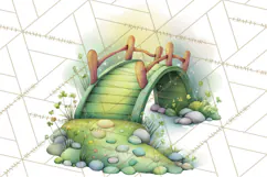 St Patrick’s Day Storybook Town Clipart Irish Village PNG Product Image 2