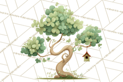 St Patrick’s Day Storybook Town Clipart Irish Village PNG Product Image 4