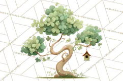 St Patrick’s Day Storybook Town Clipart Irish Village PNG Product Image 4