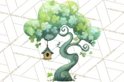 St Patrick’s Day Storybook Town Clipart Irish Village PNG Product Image 2