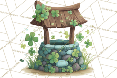 St Patrick’s Day Storybook Town Clipart Irish Village PNG Product Image 4