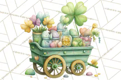 St Patrick’s Day Storybook Town Clipart Irish Village PNG Product Image 2