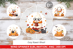 Kawaii Cozy Ghost Wind Spinner Product Image 1