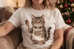 Cozy Kitchen Cookie Supervisor Cats Sublimation Product Image 2