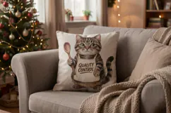 Cozy Kitchen Cookie Supervisor Cats Sublimation Product Image 5