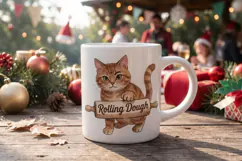 Cozy Kitchen Cookie Supervisor Cats Sublimation Product Image 7