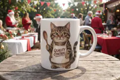 Cozy Kitchen Cookie Supervisor Cats Sublimation Product Image 9