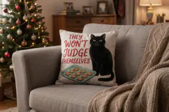 Cozy Kitchen Cookie Supervisor Cats Sublimation Product Image 11
