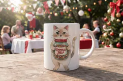 Cozy Kitchen Cookie Supervisor Cats Sublimation Product Image 7