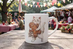 Cozy Kitchen Cookie Supervisor Cats Sublimation Product Image 12