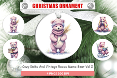 Knits &amp; Reads Mama Bear Ornament Product Image 1
