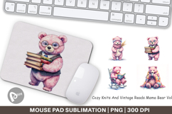 Knits &amp; Reads Mama Bear Mouse Pad Product Image 1