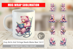 Knits &amp; Reads Mama Bear Mug Wrap Product Image 1