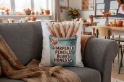 Cozy Leafy Lessons Classroom Decor Sublimation Product Image 4