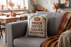 Cozy Leafy Lessons Classroom Decor Sublimation Product Image 6