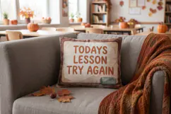 Cozy Leafy Lessons Classroom Decor Sublimation Product Image 11