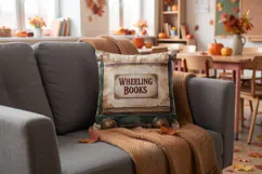 Cozy Library Week Book Cart Art Sublimation Product Image 3