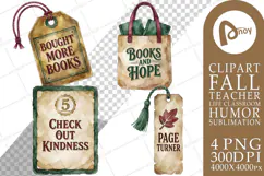 Cozy Library Week Book Cart Art Sublimation Product Image 1