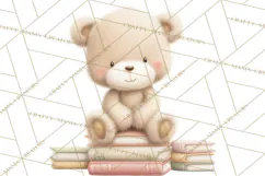 Cozy Woodland Love Bears Clipart, Baby Forest Animals Png Product Image 4