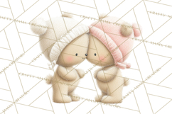 Cozy Woodland Love Bears Clipart, Baby Forest Animals Png Product Image 4