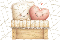 Cozy Woodland Love Bears Clipart, Baby Forest Animals Png Product Image 3