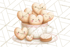 Cozy Woodland Love Bears Clipart, Baby Forest Animals Png Product Image 4