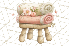Cozy Woodland Love Bears Clipart, Baby Forest Animals Png Product Image 3