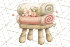 Cozy Woodland Love Bears Clipart, Baby Forest Animals Png Product Image 3