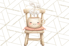 Cozy Woodland Love Bears Clipart, Baby Forest Animals Png Product Image 5