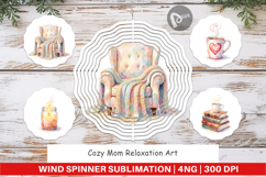 Cozy Mom Relaxation Wind Spinner Product Image 1