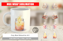 Cozy Mom Relaxation Mug Wrap Product Image 1