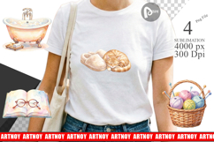 Cozy Mom Relaxation Art Sublimation Product Image 1