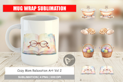 Cozy Mom Relaxation Mug Wrap Product Image 1