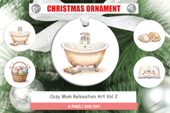 Cozy Mom Relaxation Ornament Product Image 1
