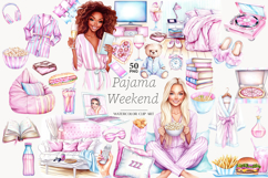 GlamArtZhanna, Pajama party clipart, Slumber party png, Pajama party png, Pajama party girls, Pajama weekend png, weekend clipart, Pajama Day Clipart, pajama party graphic, self love clipart, self care clip art, day off clipart, cozy home image, Sleepover