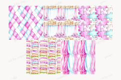 GlamArtZhanna, Pajama party paper, Pajama party pattern, Slumber party paper, Pajama weekend, weekend paper, weekend pattern, weekend background, Pajama Day paper, Pajama Day pattern, pajama party graphic, self love paper, day off pattern, Sleepover patte