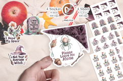 Sarcastic Halloween Quotes Sticker Product Image 1
