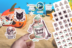 Sarcastic Halloween Quotes Sticker Product Image 1