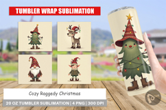 Cozy Raggedy Christmas Tumbler Product Image 1