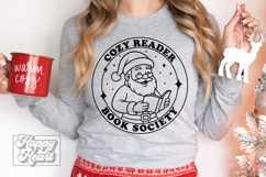 All Booked For Christmas SVG PNG - Christmas Book Lover Girl Product Image 3