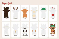 Christmas Reindeer Papercut SVG Product Image 2
