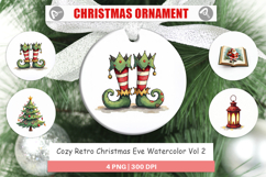 Retro Christmas Eve Ornament Product Image 1