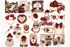 GlamArtZhanna, Valentines clipart, Valentines Day png, Romantic clip art, Romantic clipart, Cozy Romantic image, Love clipart, valentines image, Valentines animals, Cozy Valentines png, Rustic Valentines, Rustic love png, Cottage Valentines, Farmhouse Val